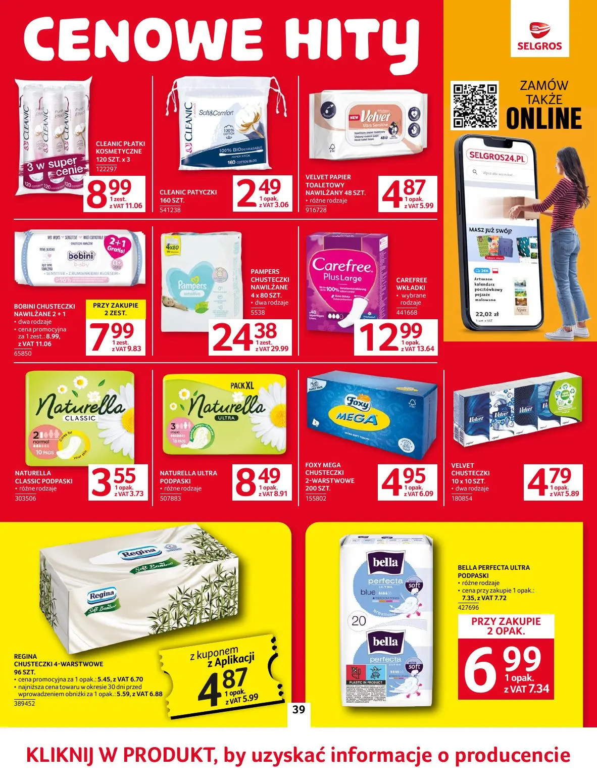 gazetka promocyjna SELGROS Oferta spożywcza - Strona 39