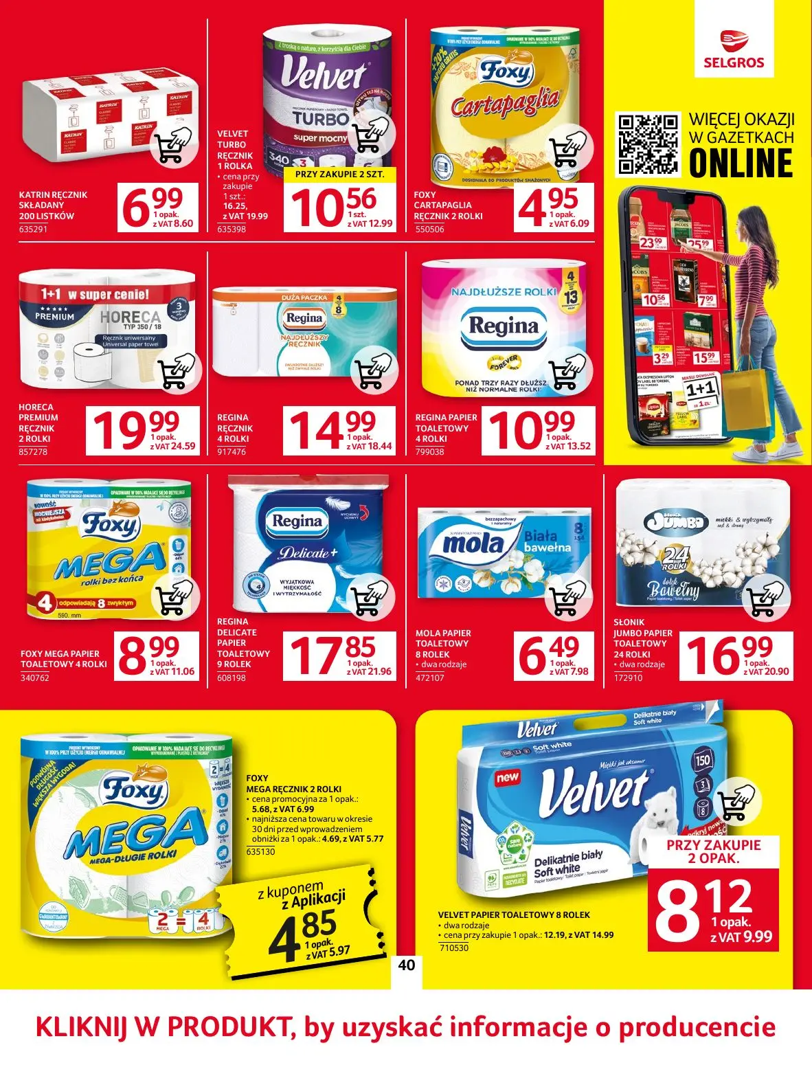 gazetka promocyjna SELGROS Oferta spożywcza - Strona 40