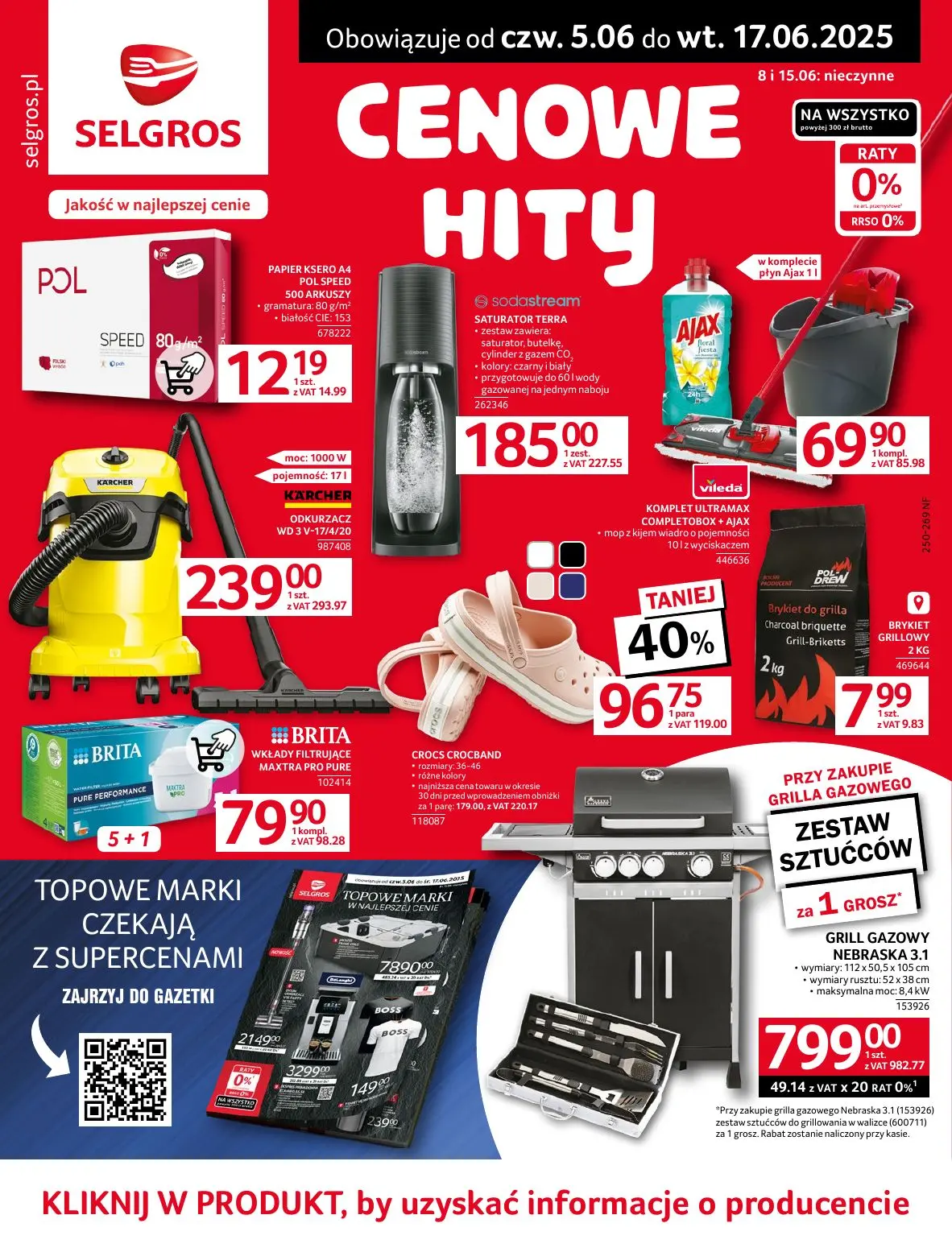 gazetka promocyjna SELGROS Oferta przemysłowa - Strona 1