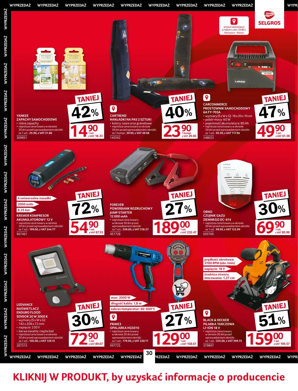 gazetka promocyjna SELGROS Oferta przemysłowa - Strona 32
