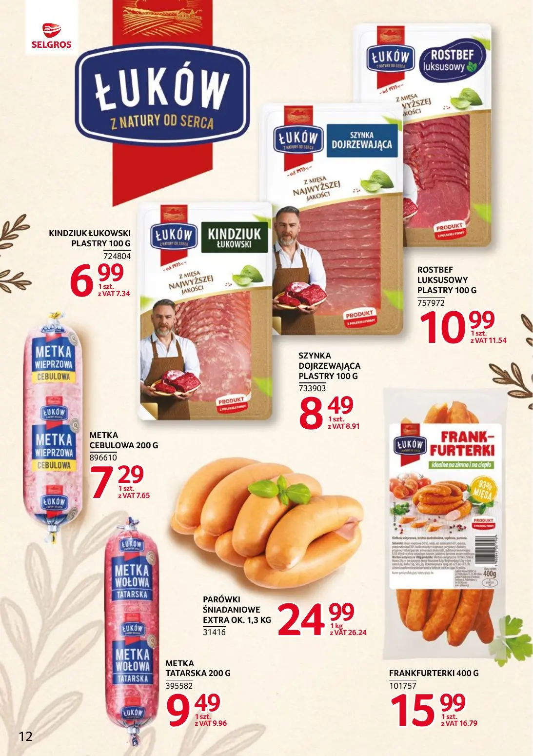 gazetka promocyjna SELGROS Katalog markowe produkty - Strona 12