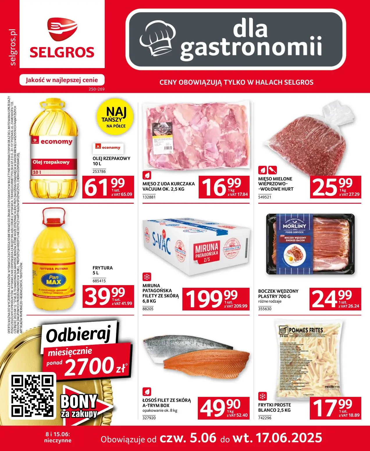 gazetka promocyjna SELGROS Oferta gastronomiczna - Strona 1