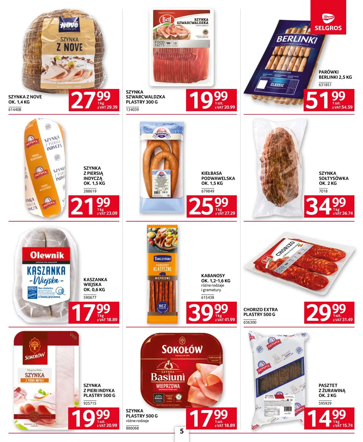 gazetka promocyjna SELGROS Oferta gastronomiczna - Strona 5
