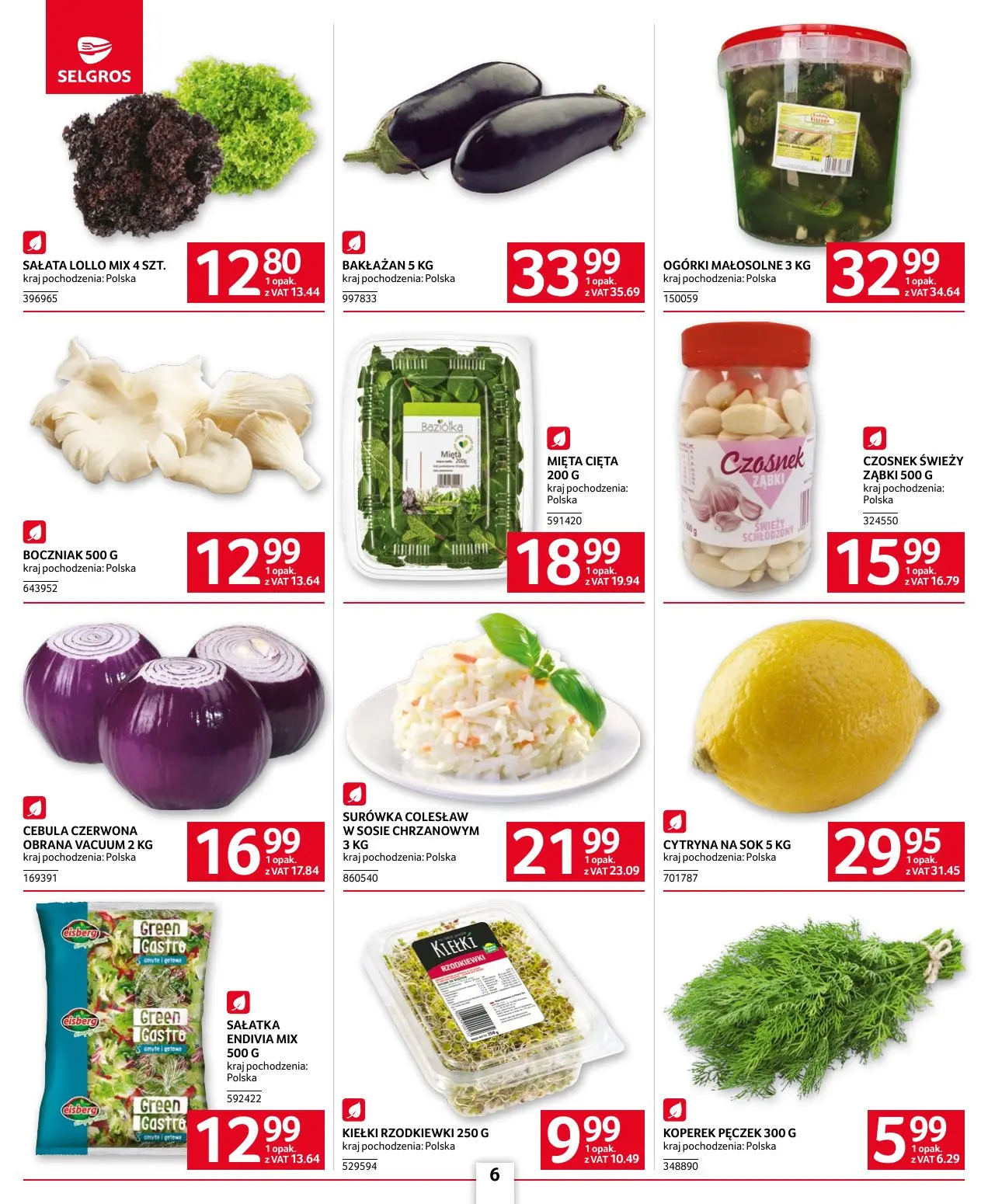 gazetka promocyjna SELGROS Oferta gastronomiczna - Strona 6