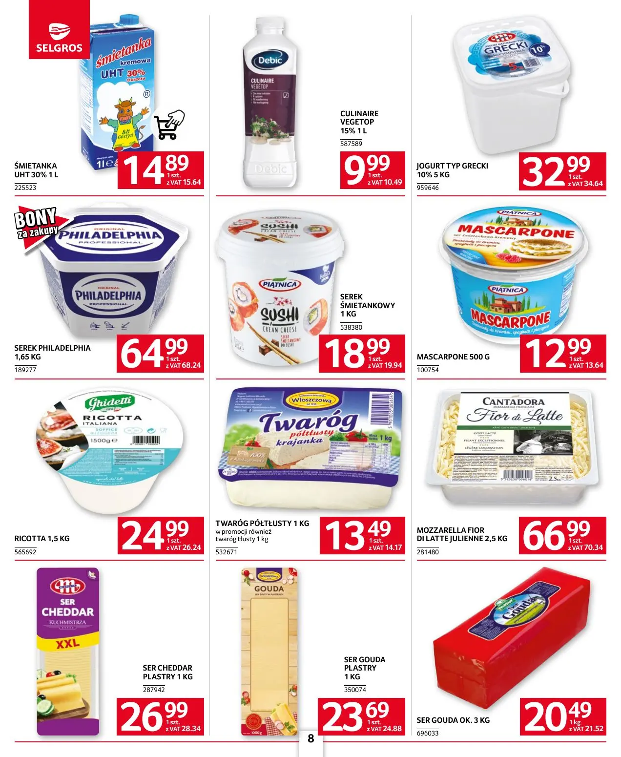 gazetka promocyjna SELGROS Oferta gastronomiczna - Strona 8