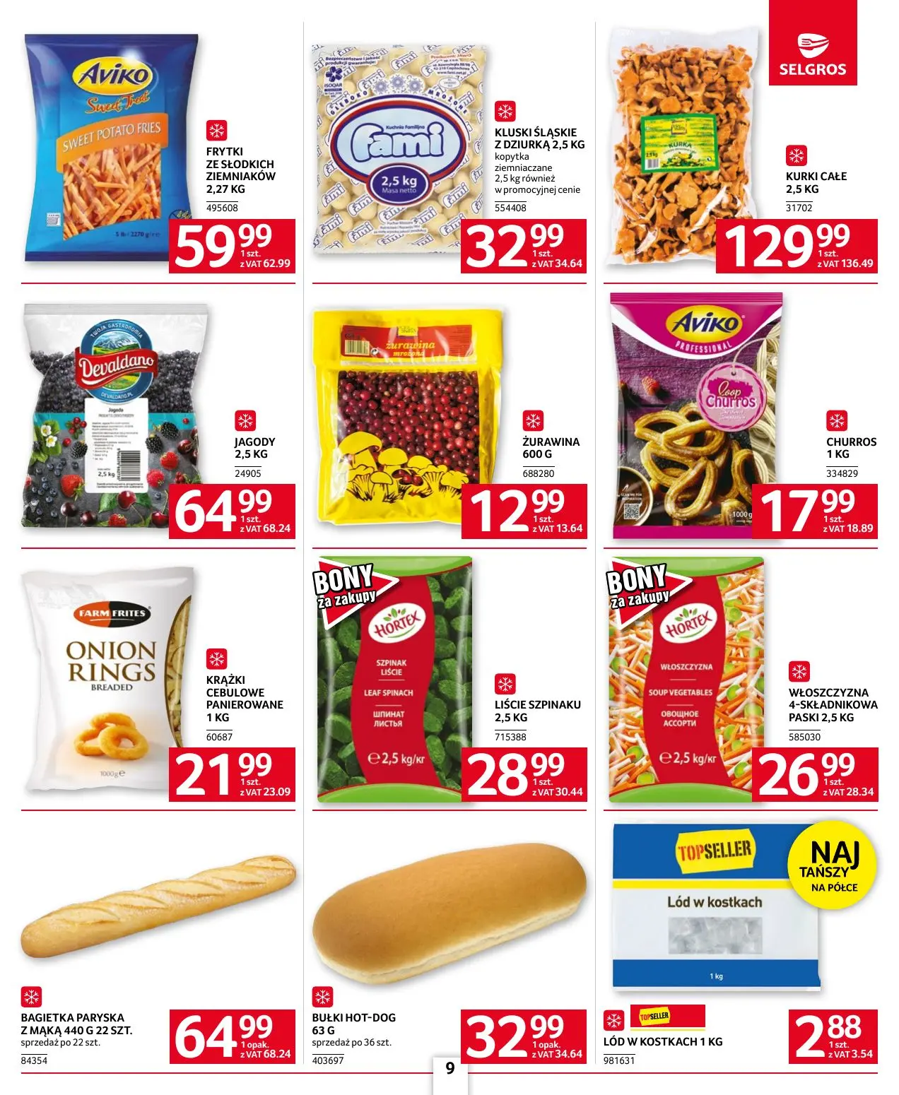gazetka promocyjna SELGROS Oferta gastronomiczna - Strona 9