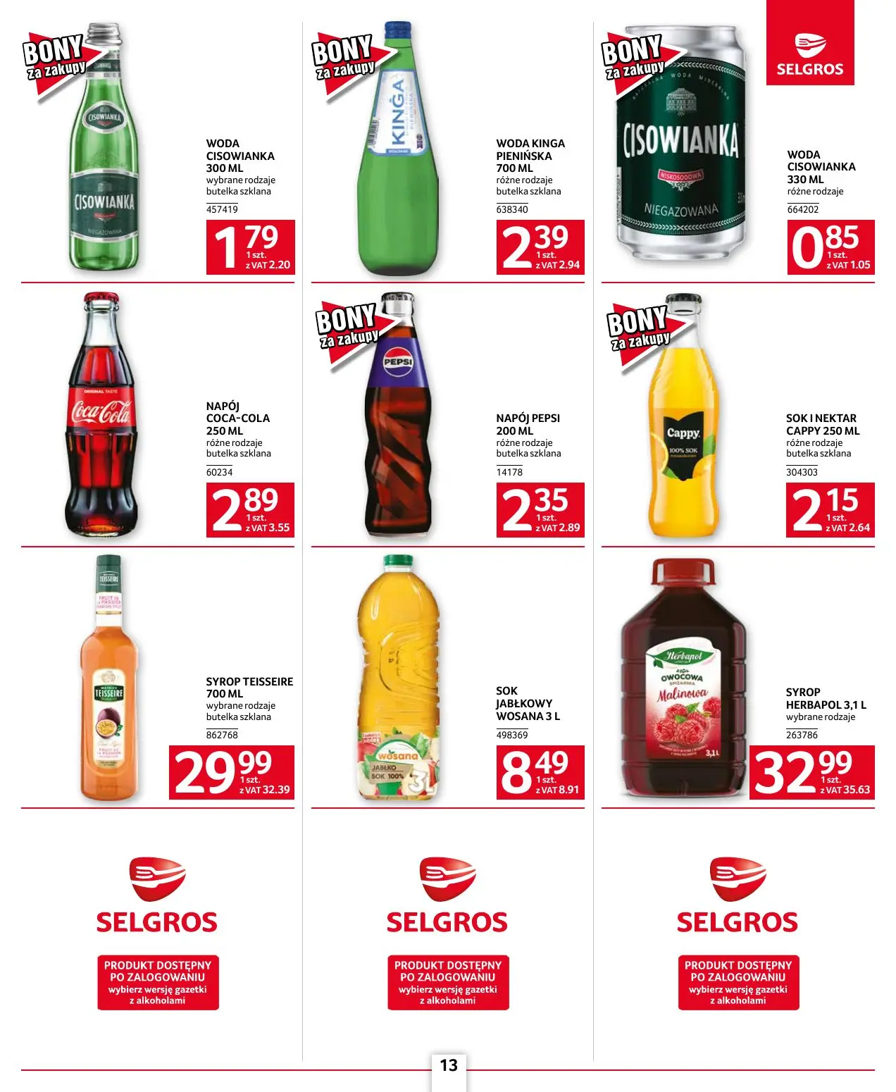 gazetka promocyjna SELGROS Oferta gastronomiczna - Strona 13