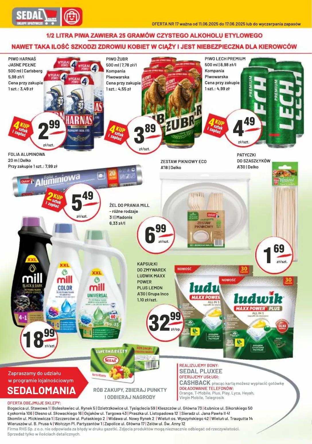 gazetka promocyjna Sedal Sklepy spożywcze - Strona 4