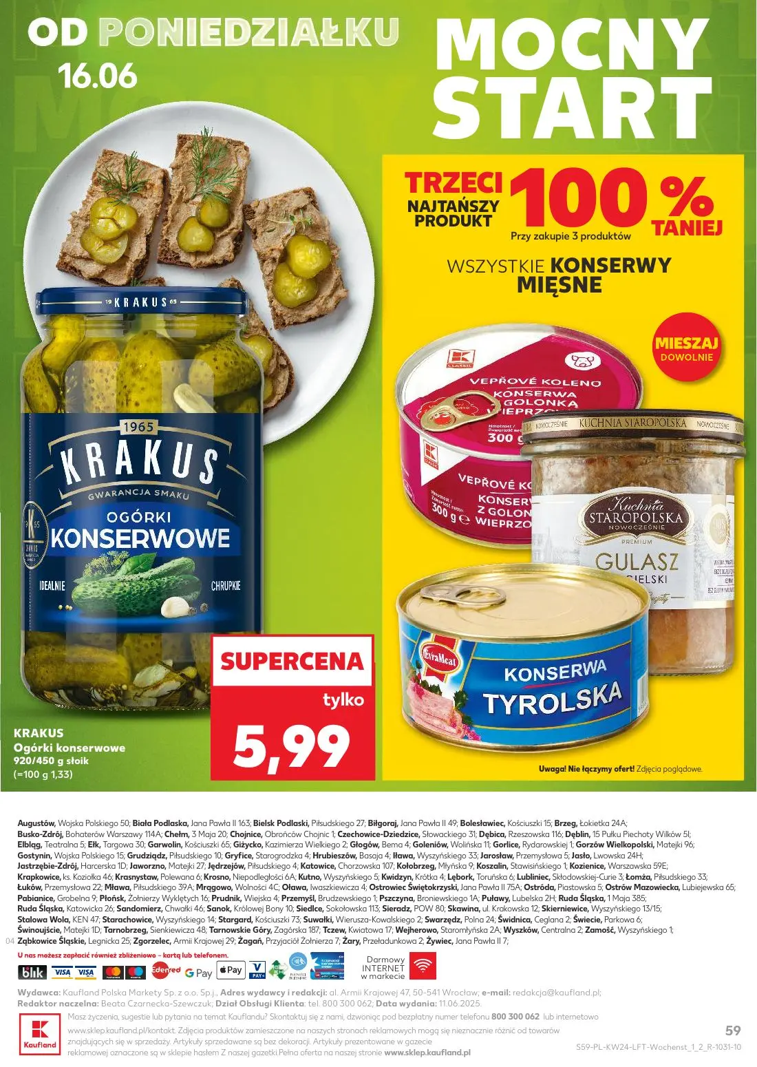 gazetka promocyjna Kaufland Jest fresz - Strona 59