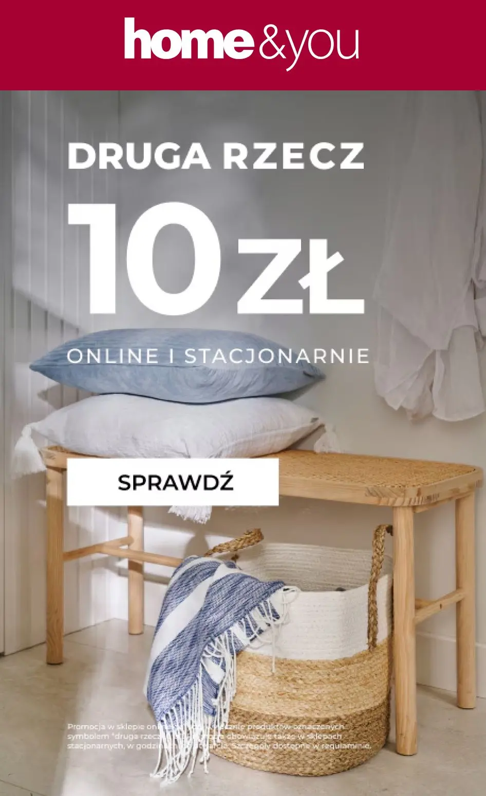 gazetka promocyjna home&you Promocja druga rzecz 10 zł - Strona 1