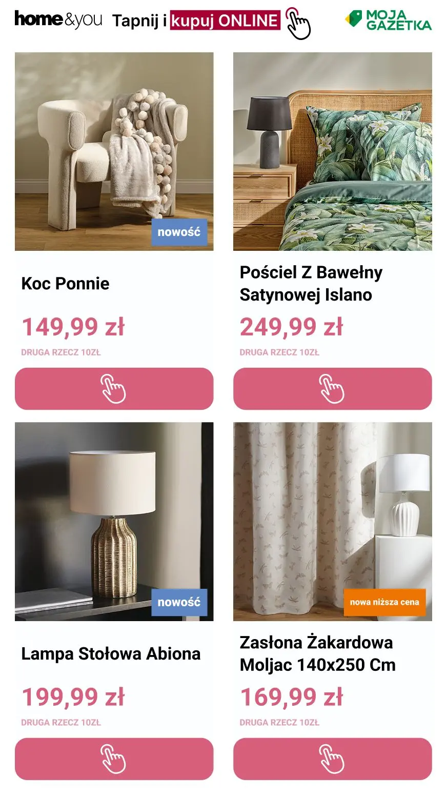 gazetka promocyjna home&you Promocja druga rzecz 10 zł - Strona 2