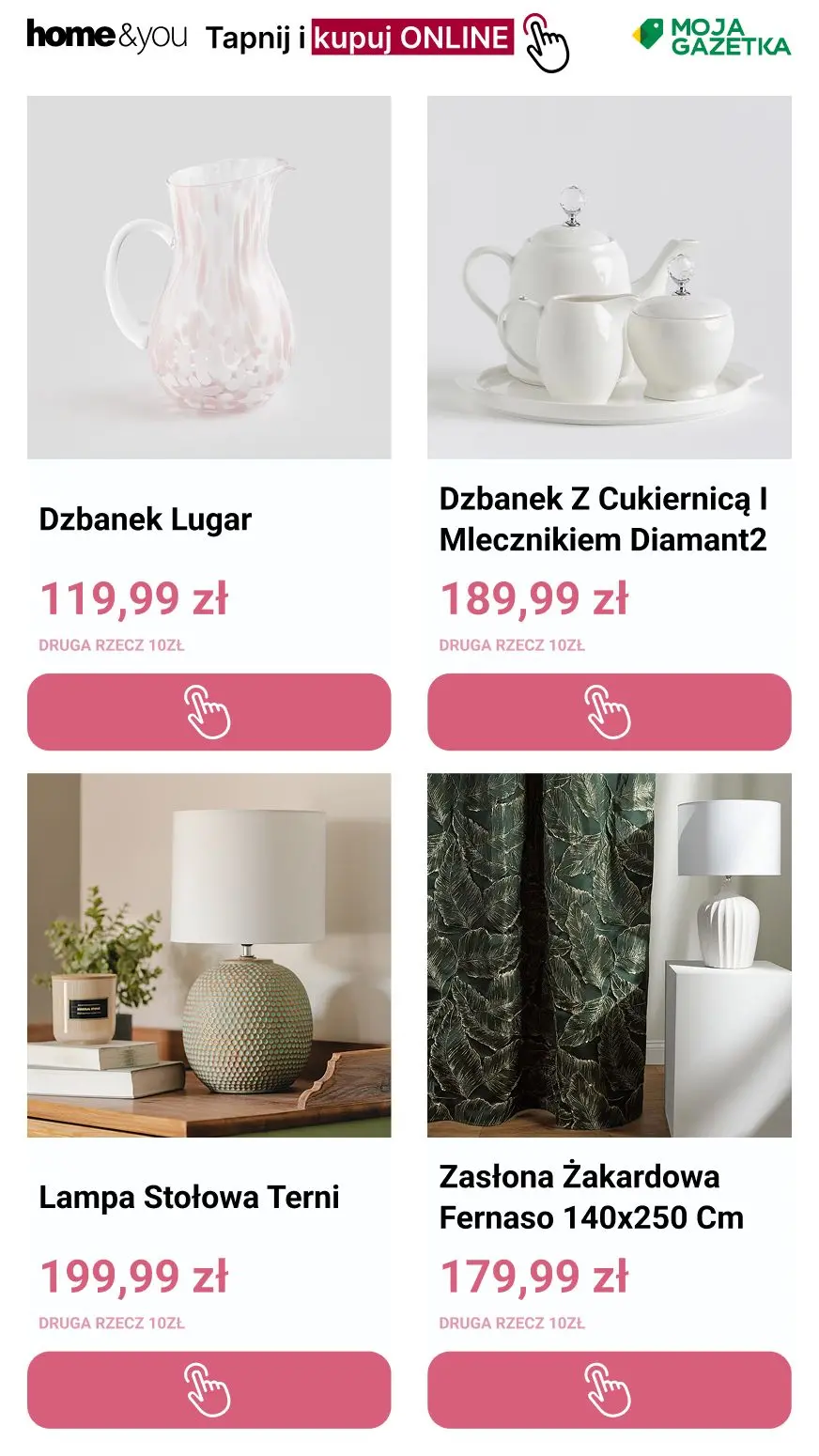 gazetka promocyjna home&you Promocja druga rzecz 10 zł - Strona 4