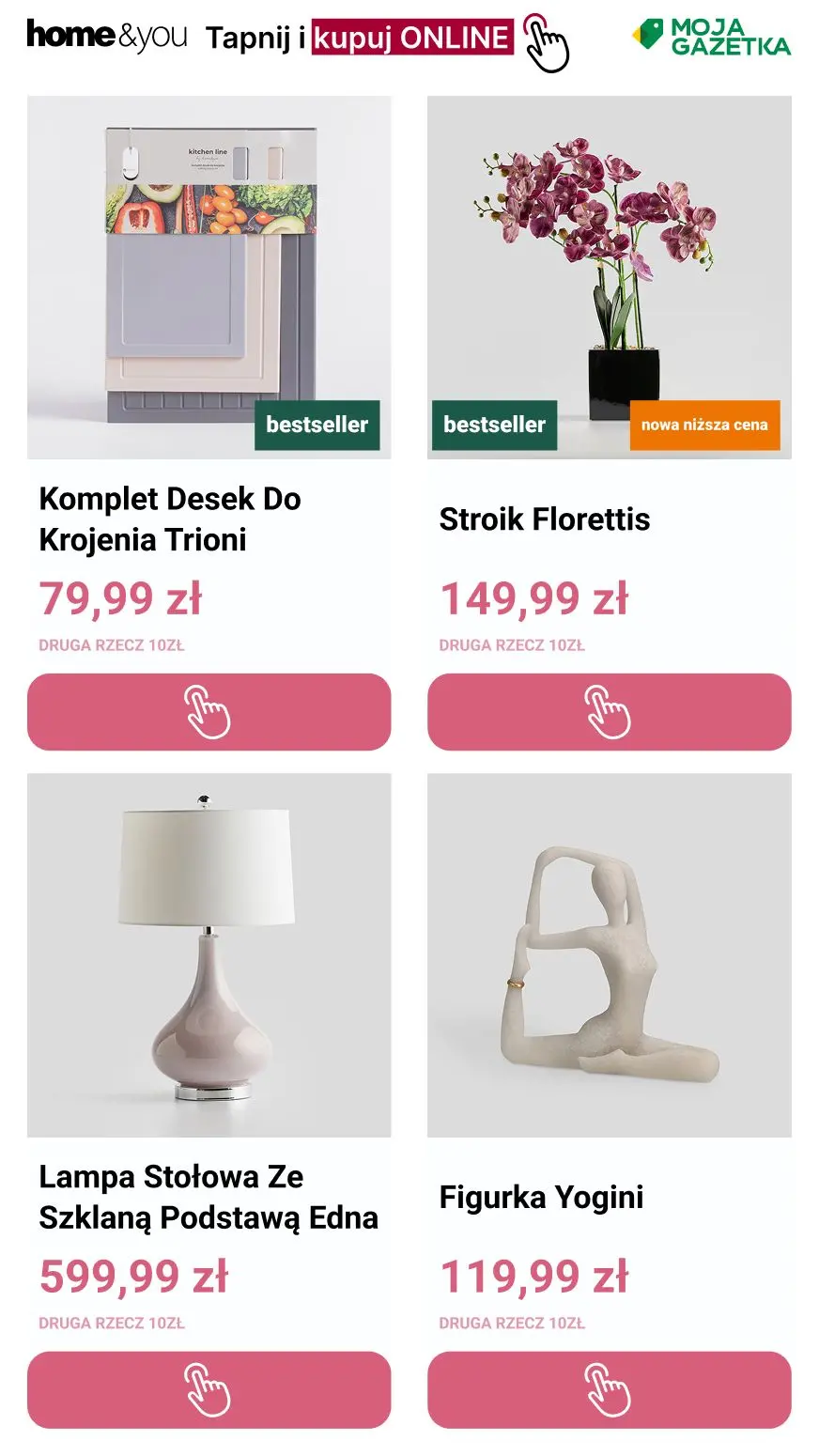 gazetka promocyjna home&you Promocja druga rzecz 10 zł - Strona 14