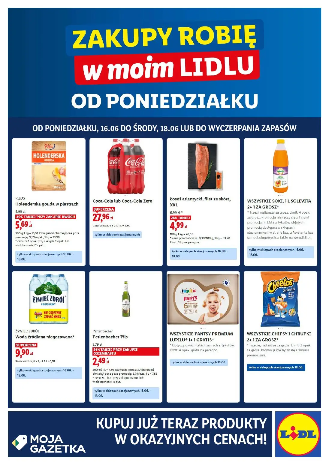 gazetka promocyjna LIDL Zakupy robię w moim Lidlu od poniedziałku - Strona 1