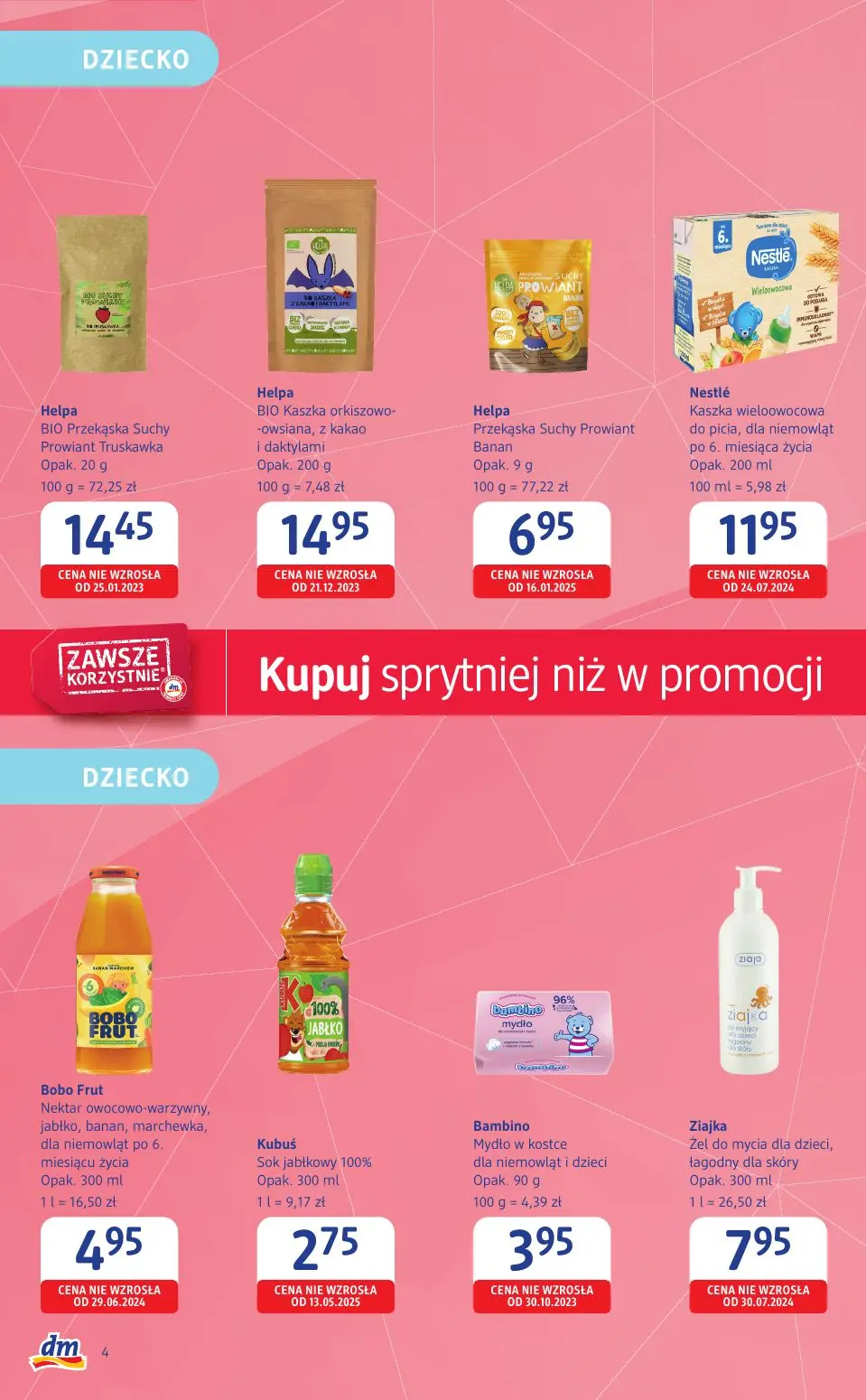 gazetka promocyjna Drogeria dm Kupuj sprytniej niż w promocji - Strona 4