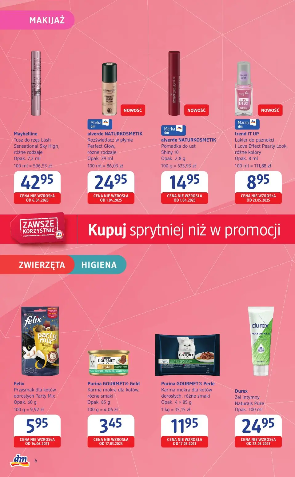 gazetka promocyjna Drogeria dm Kupuj sprytniej niż w promocji - Strona 6