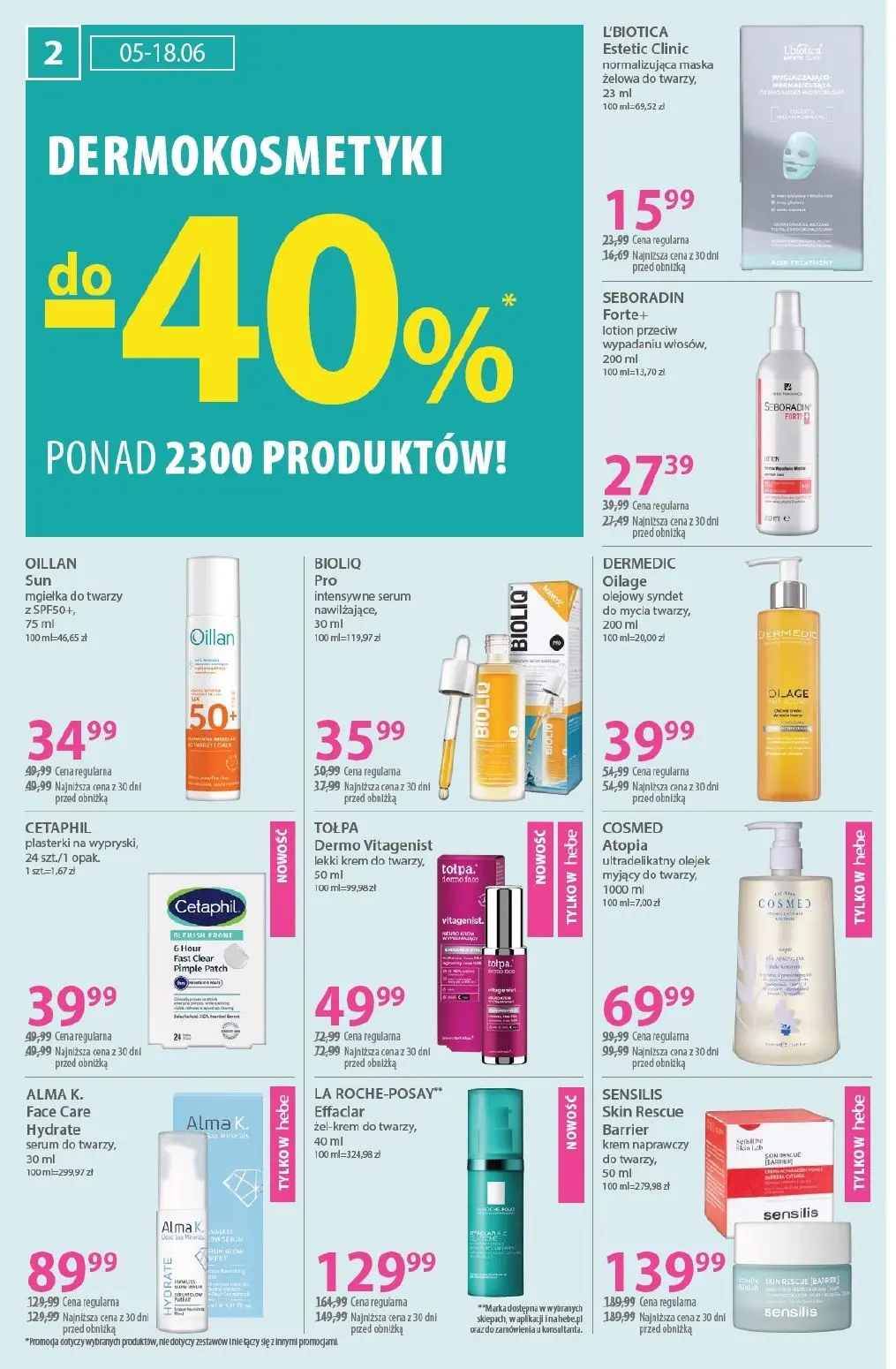 gazetka promocyjna hebe Zawsze w niskiej cenie - Strona 2