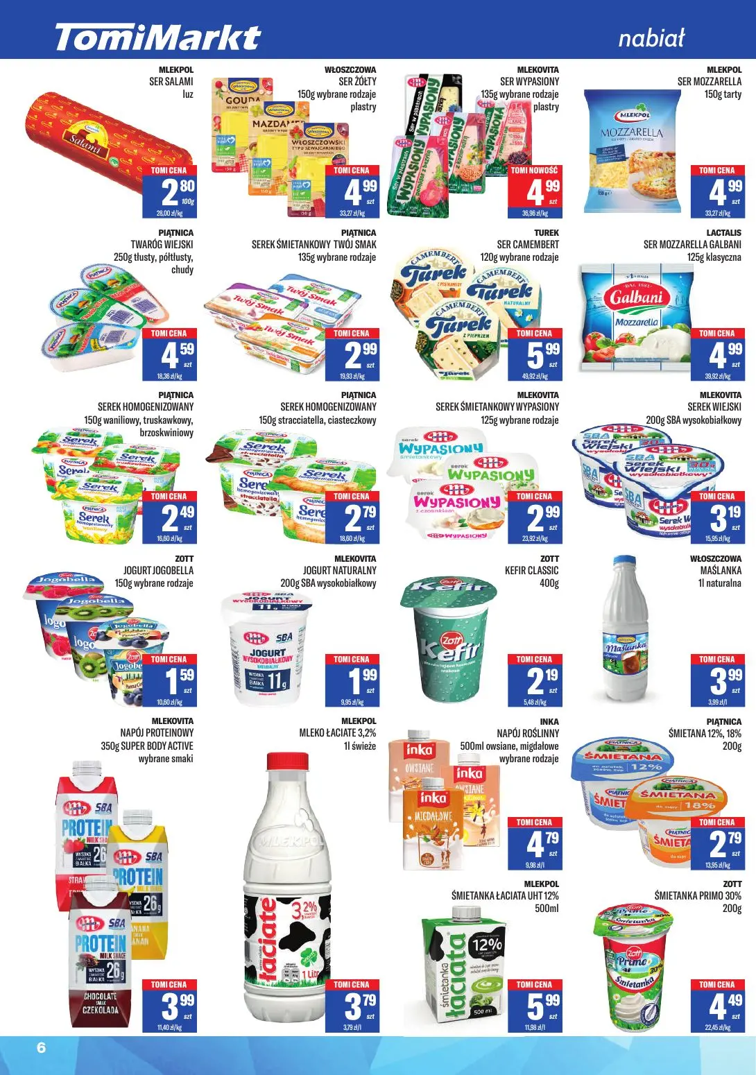 gazetka promocyjna Tomi Markt Twój sklep na co dzień - Strona 6