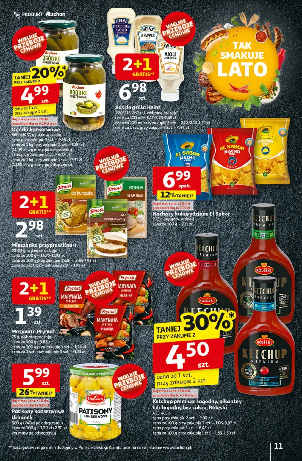 gazetka promocyjna Auchan Tak smakuje Lato - Strona 13