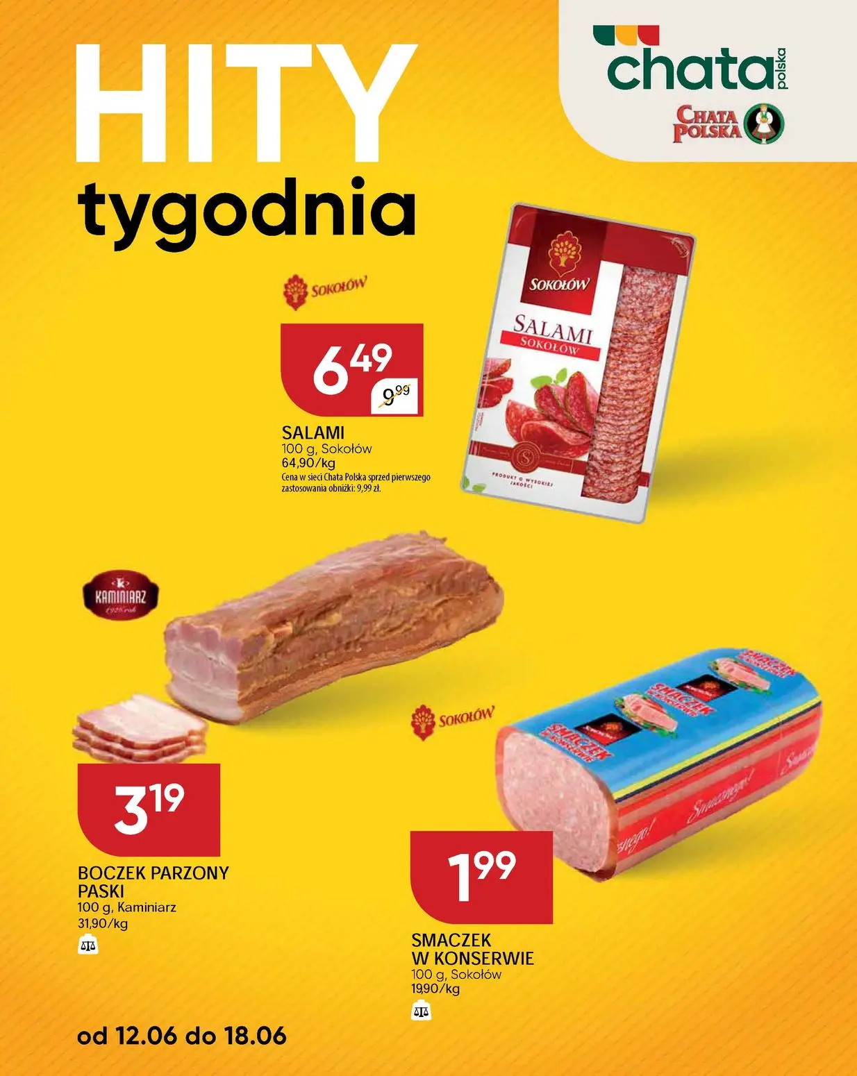 gazetka promocyjna Chata Polska Hity tygodnia - Strona 1
