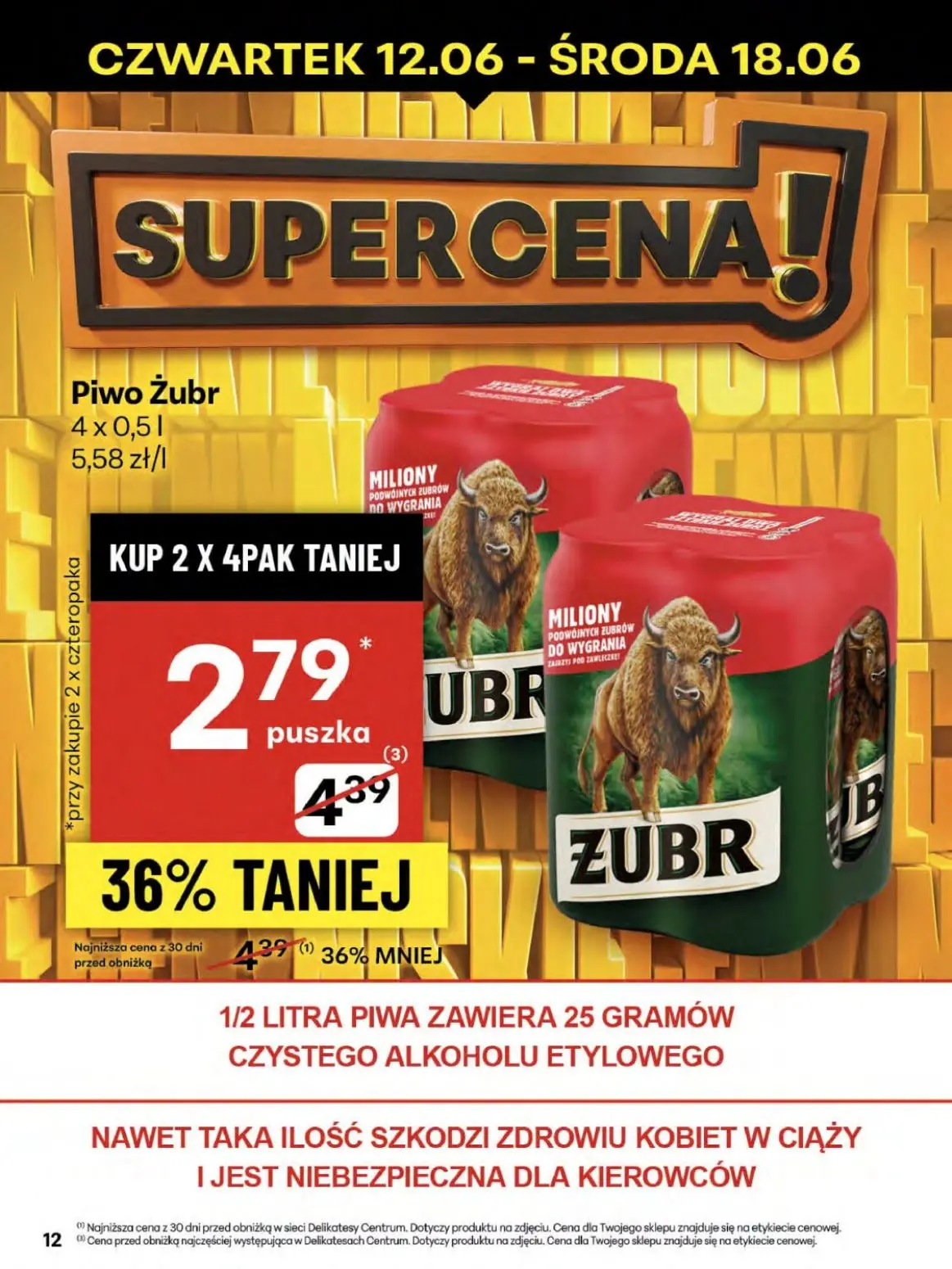 gazetka promocyjna Delikatesy Centrum Od czwartku - Strona 12