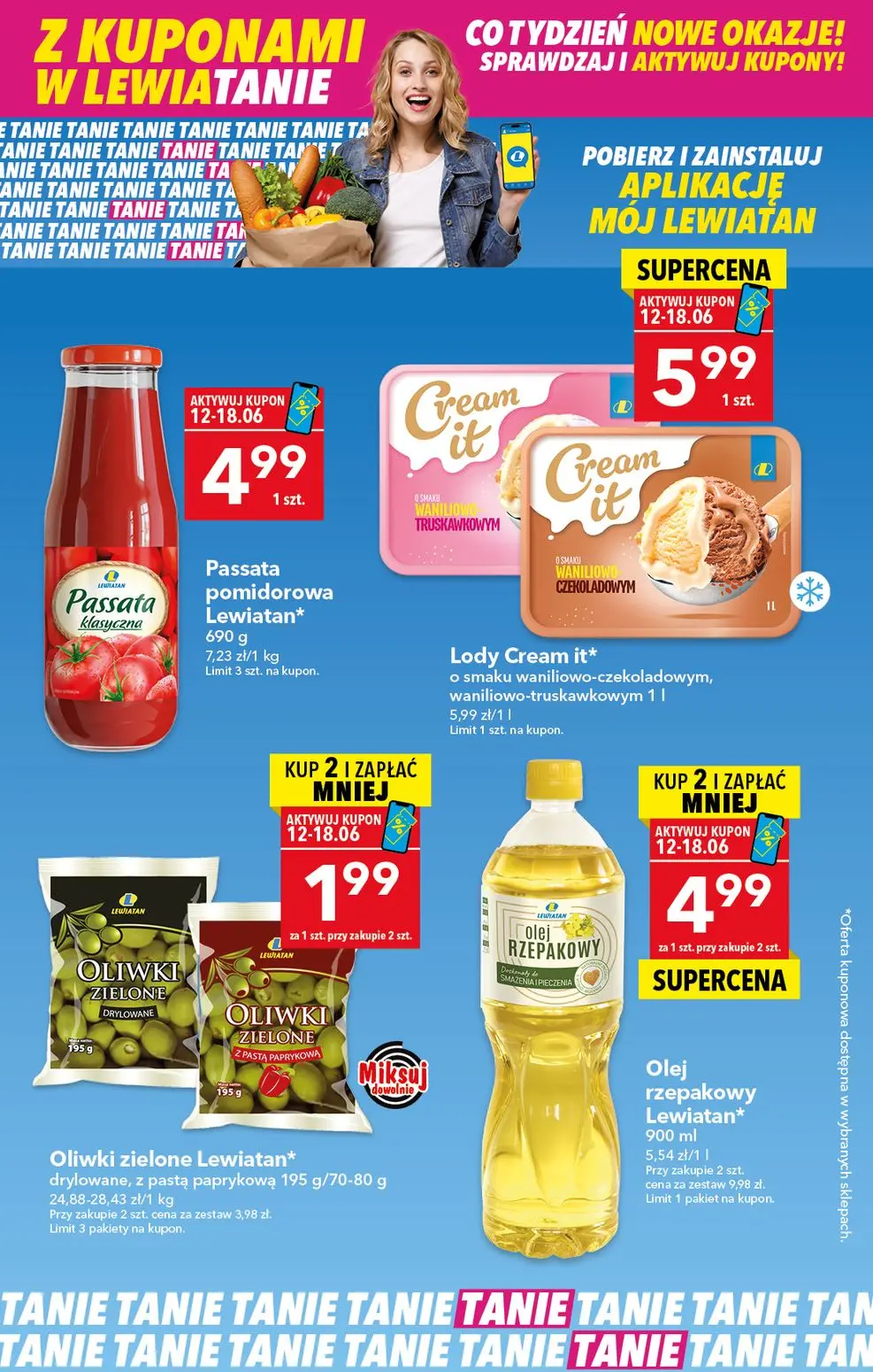 gazetka promocyjna LEWIATAN Z kuponami w Lewiatanie - Strona 1