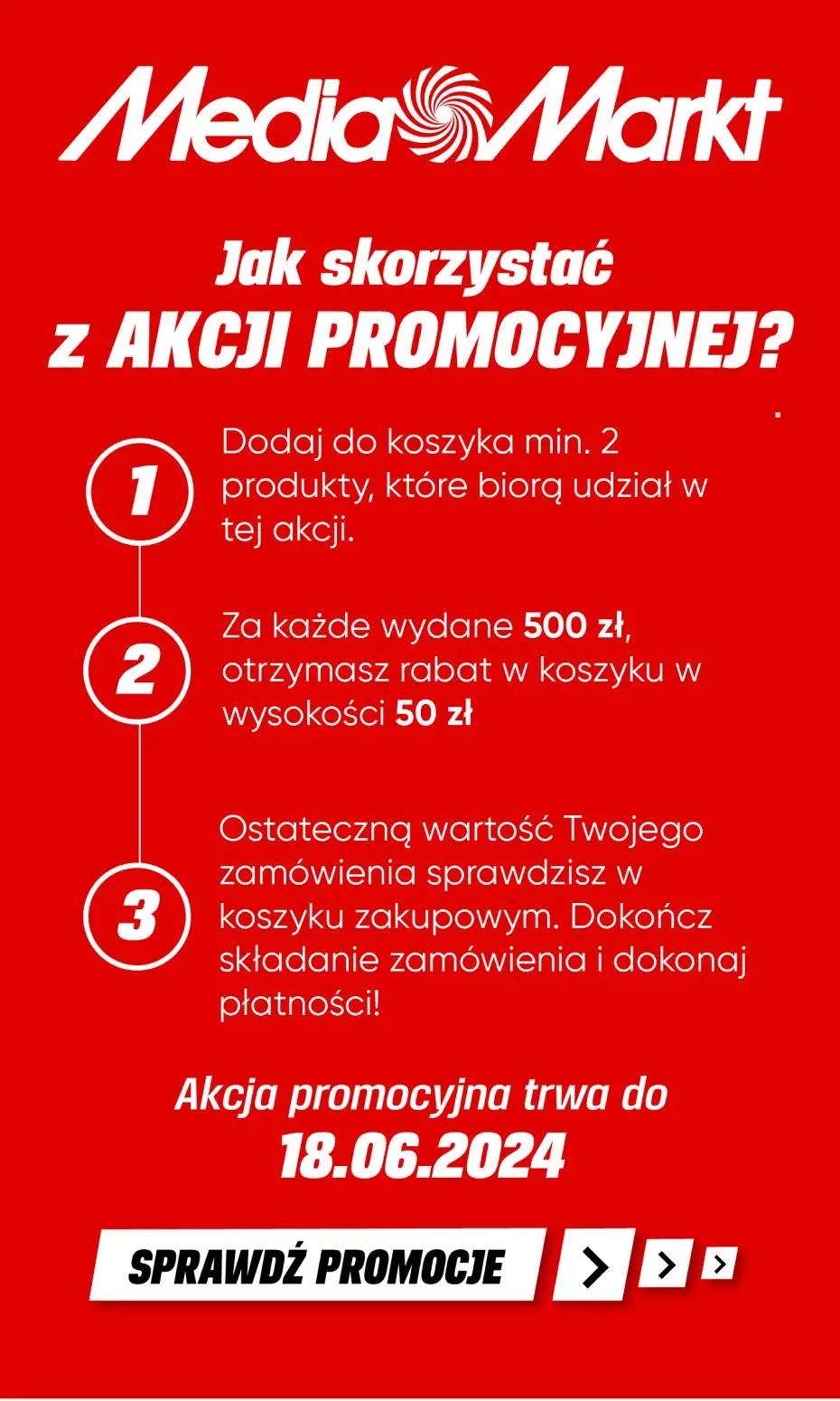 gazetka promocyjna Media Markt Zgarnij 50 zł za każde wydane 500 zł!! - Strona 2