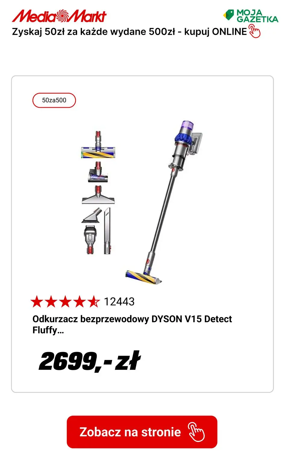 gazetka promocyjna Media Markt Zgarnij 50 zł za każde wydane 500 zł!! - Strona 3