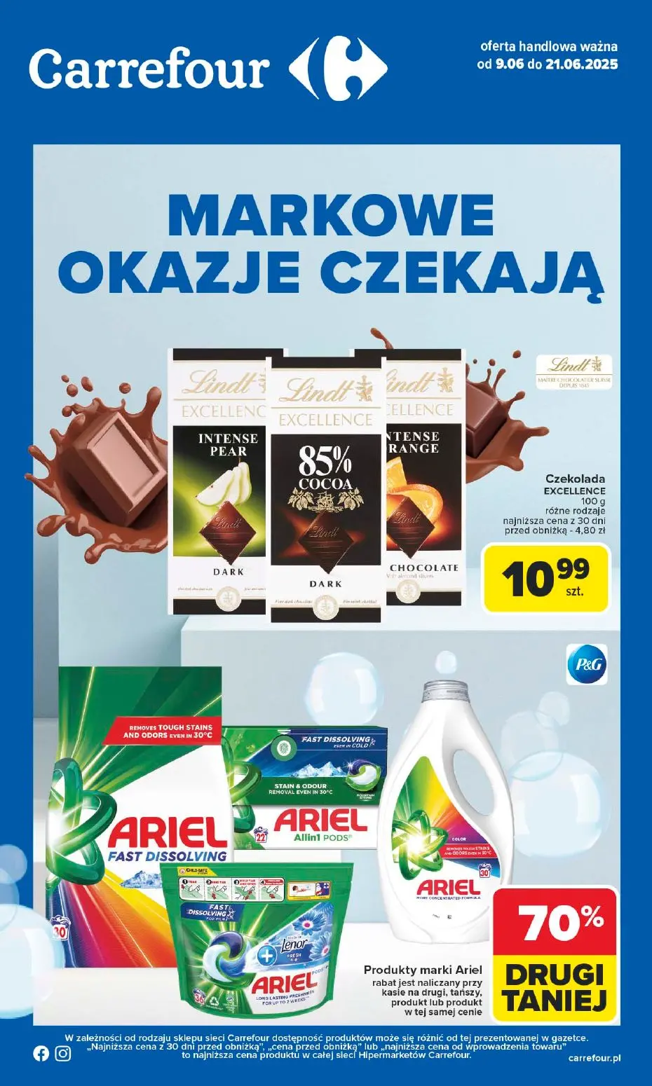 gazetka promocyjna Carrefour Markowe okazje czekają - Strona 1