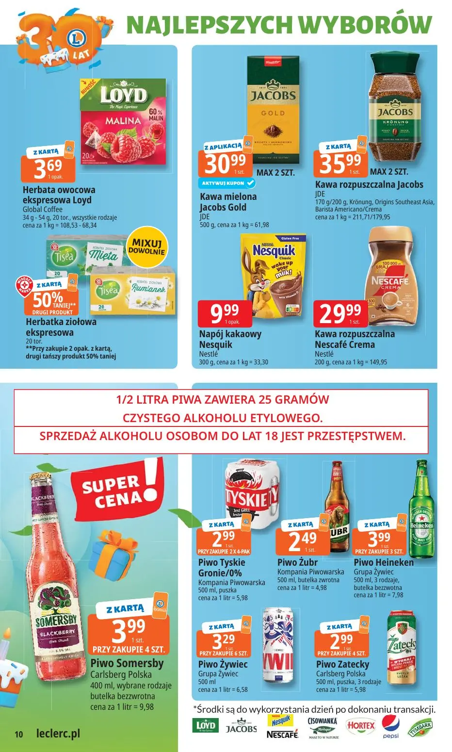 gazetka promocyjna E.Leclerc 30 lat Najlepszych wyborów - oferta rozszerzona - Strona 10