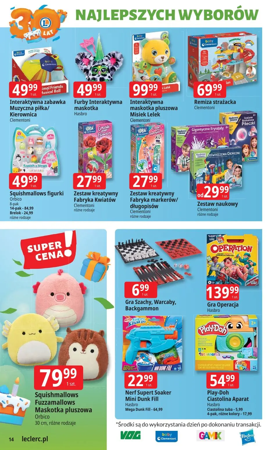 gazetka promocyjna E.Leclerc 30 lat Najlepszych wyborów - oferta rozszerzona - Strona 14