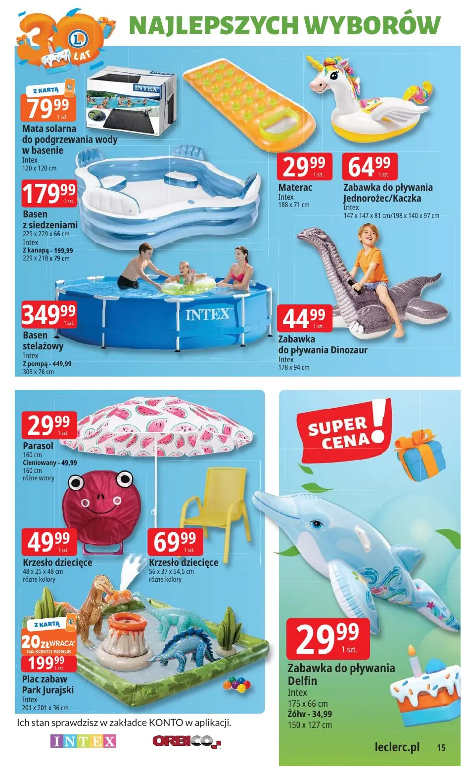 gazetka promocyjna E.Leclerc 30 lat Najlepszych wyborów - oferta rozszerzona - Strona 15