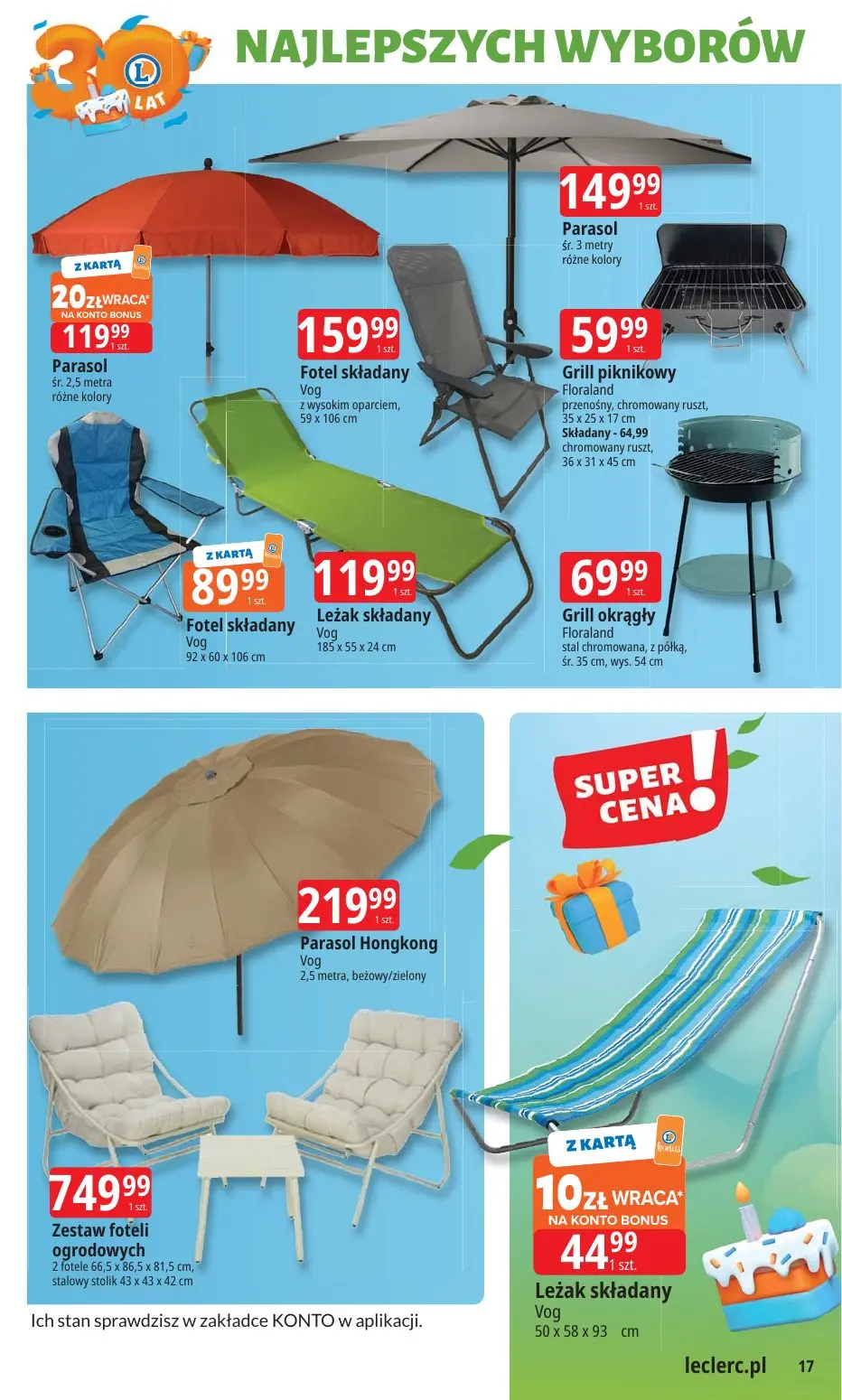 gazetka promocyjna E.Leclerc 30 lat Najlepszych wyborów - oferta rozszerzona - Strona 17