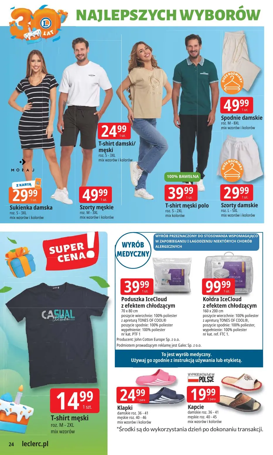 gazetka promocyjna E.Leclerc 30 lat Najlepszych wyborów - oferta rozszerzona - Strona 24