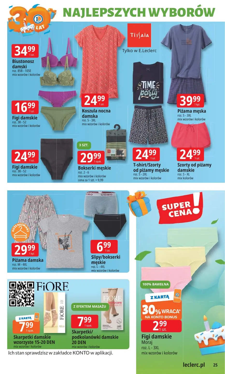 gazetka promocyjna E.Leclerc 30 lat Najlepszych wyborów - oferta rozszerzona - Strona 25