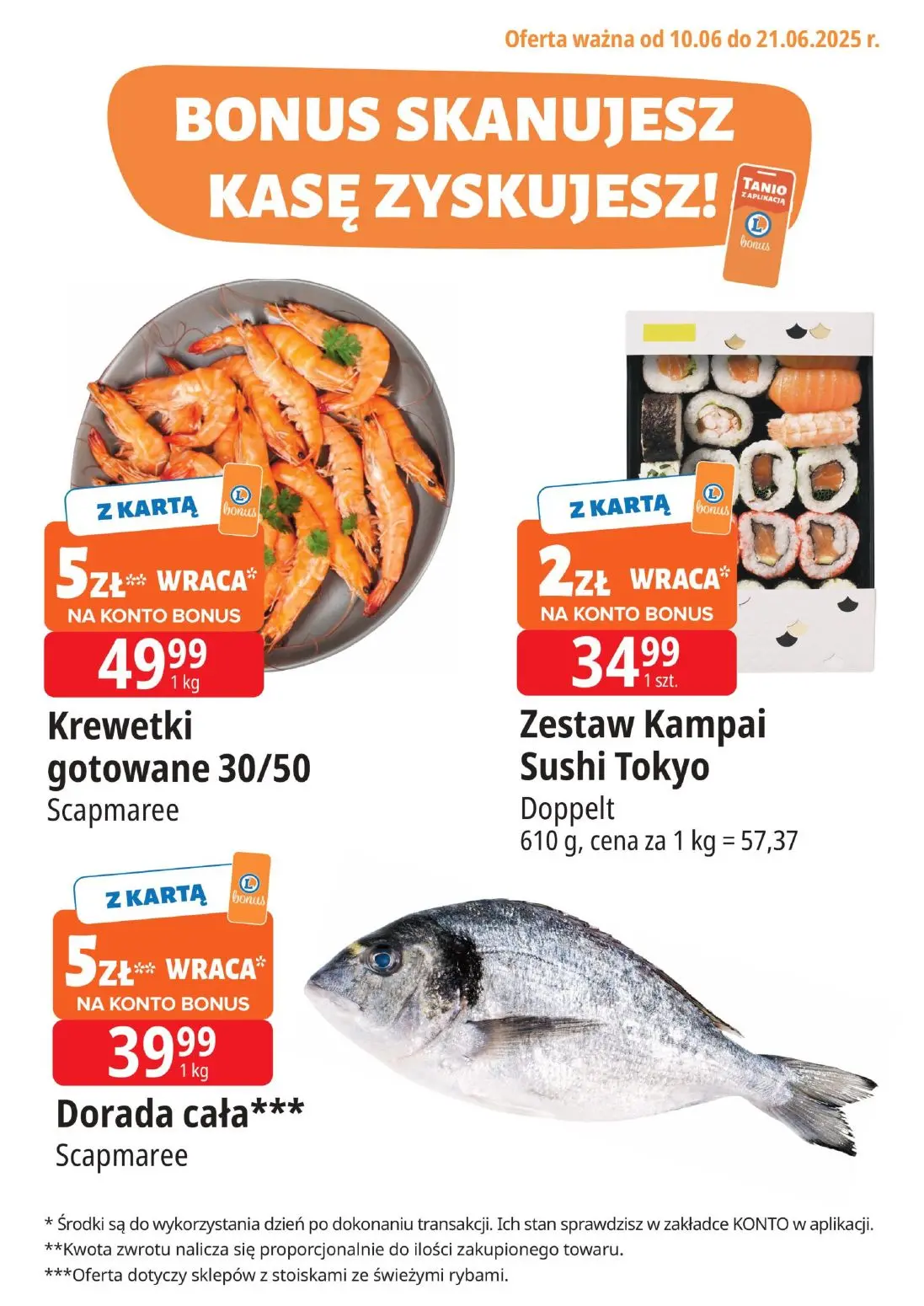 gazetka promocyjna E.Leclerc Bonus skanujesz kasę zyskujesz! - Strona 1