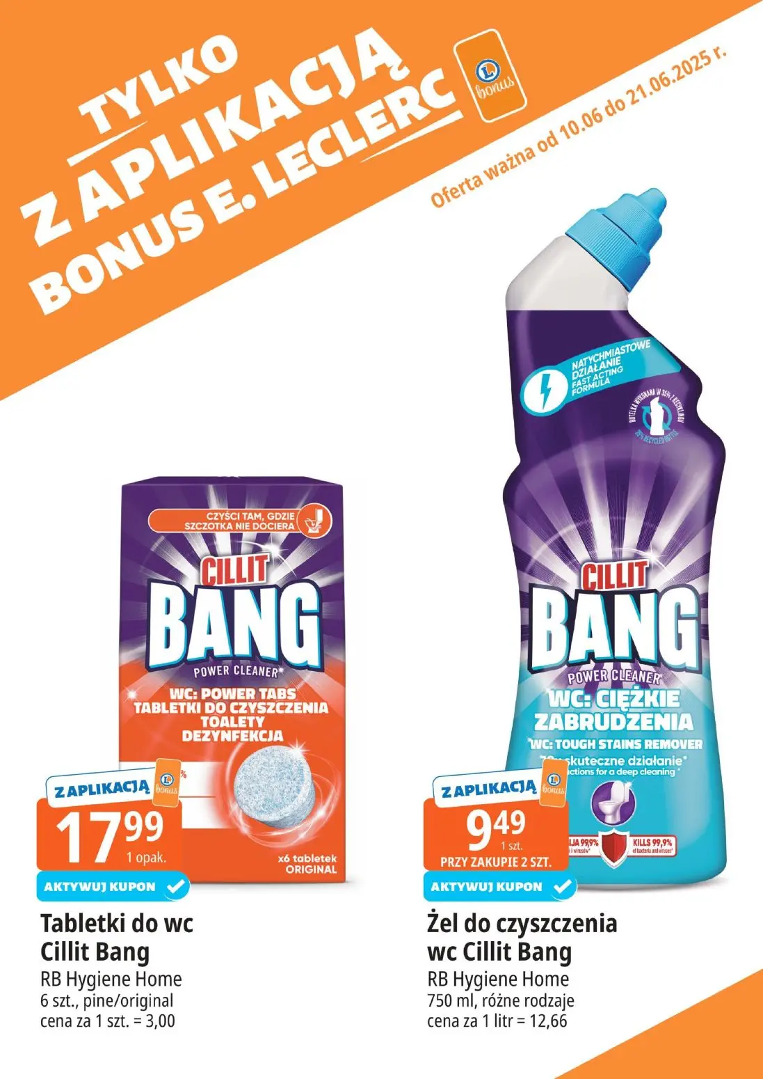 gazetka promocyjna E.Leclerc Bonus skanujesz kasę zyskujesz! - Strona 14