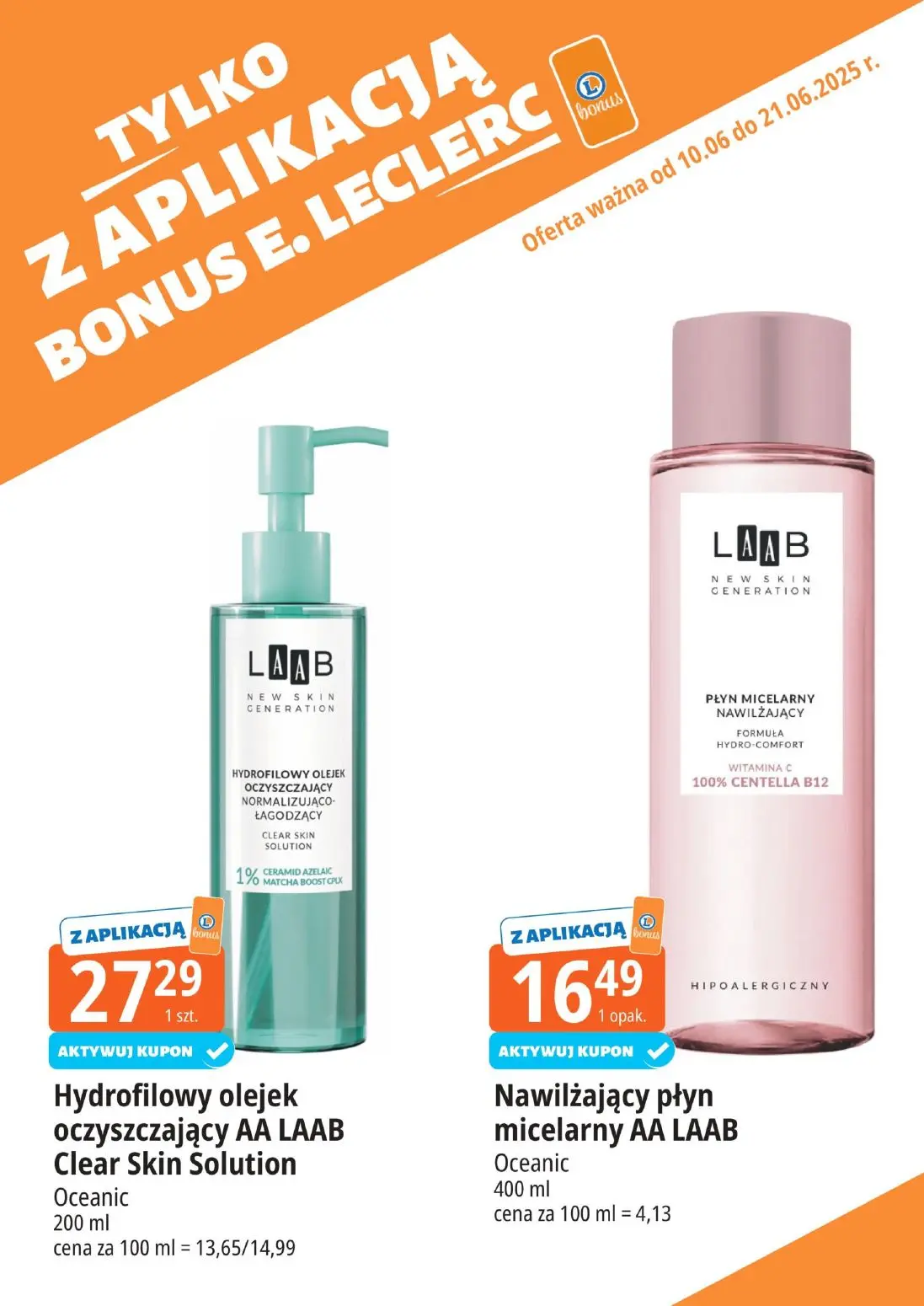 gazetka promocyjna E.Leclerc Bonus skanujesz kasę zyskujesz! - Strona 15