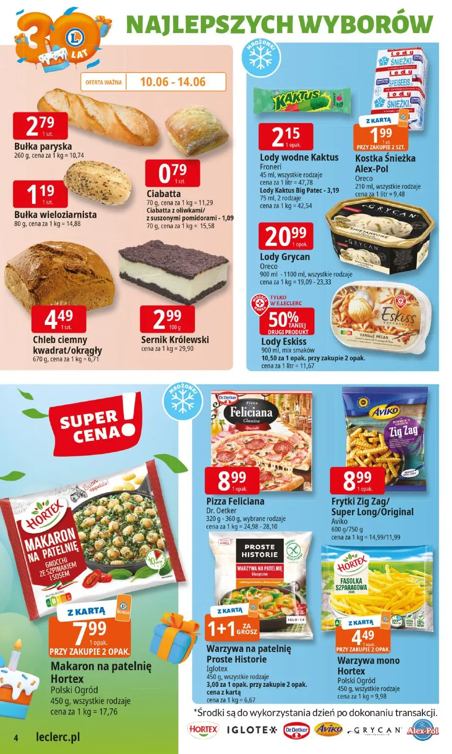 gazetka promocyjna E.Leclerc 30 lat Najlepszych wyborów - Strona 4