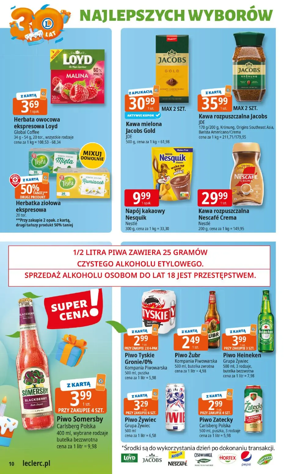 gazetka promocyjna E.Leclerc 30 lat Najlepszych wyborów - Strona 10