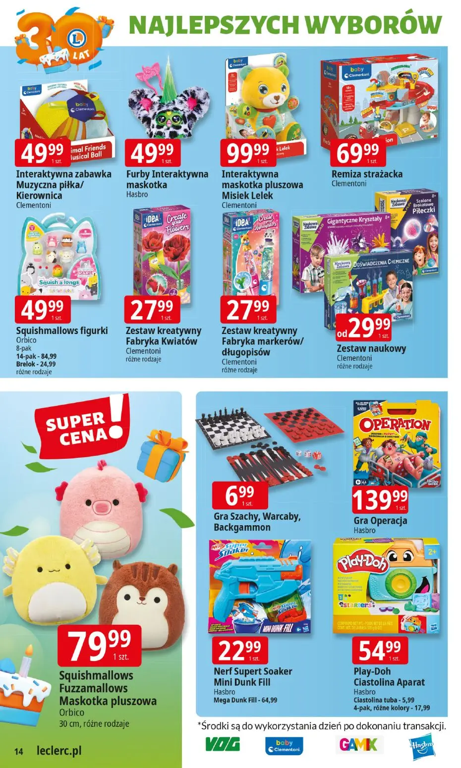 gazetka promocyjna E.Leclerc 30 lat Najlepszych wyborów - Strona 14