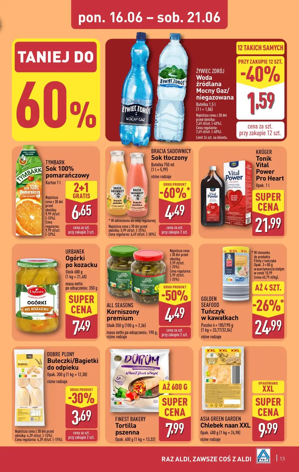 gazetka promocyjna ALDI Raz ALDI, zawsze coś z ALDI - Strona 13