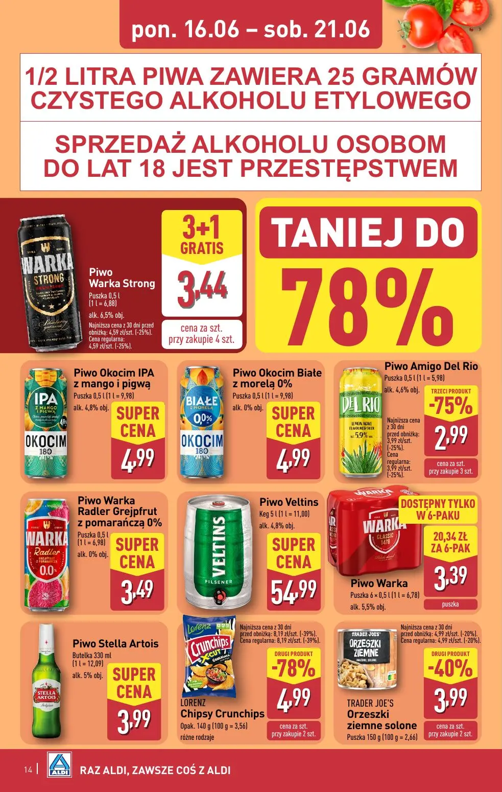 gazetka promocyjna ALDI Raz ALDI, zawsze coś z ALDI - Strona 14