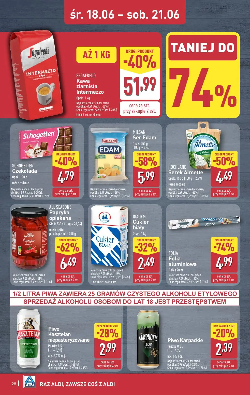 gazetka promocyjna ALDI Raz ALDI, zawsze coś z ALDI - Strona 28