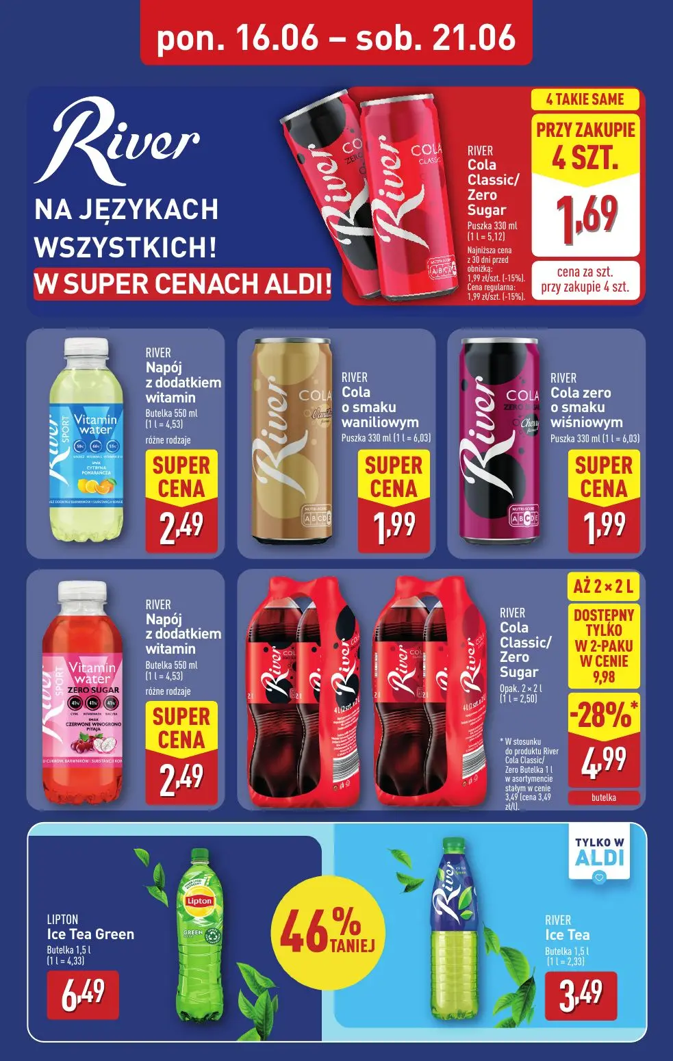 gazetka promocyjna ALDI Napoje River - Strona 2