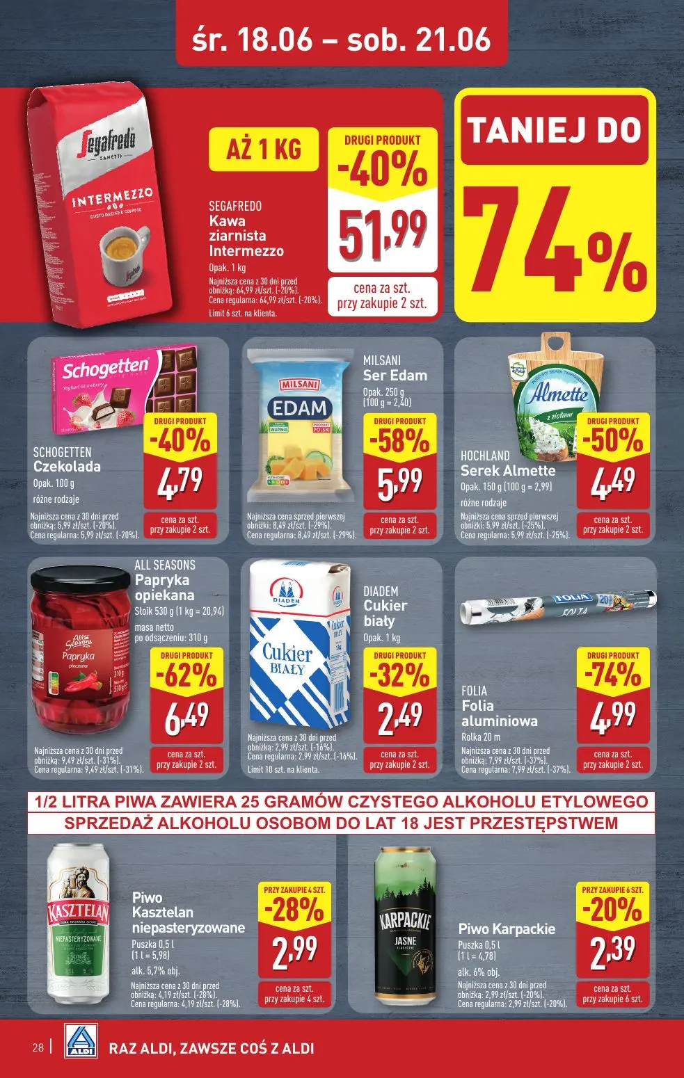 gazetka promocyjna ALDI Raz ALDI, zawsze coś z ALDI - Strona 28