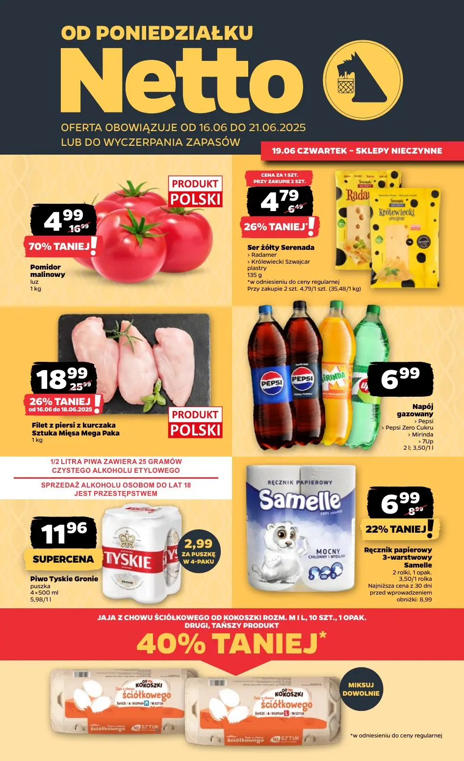 gazetka promocyjna NETTO Oferta od poniedziałku - Strona 1
