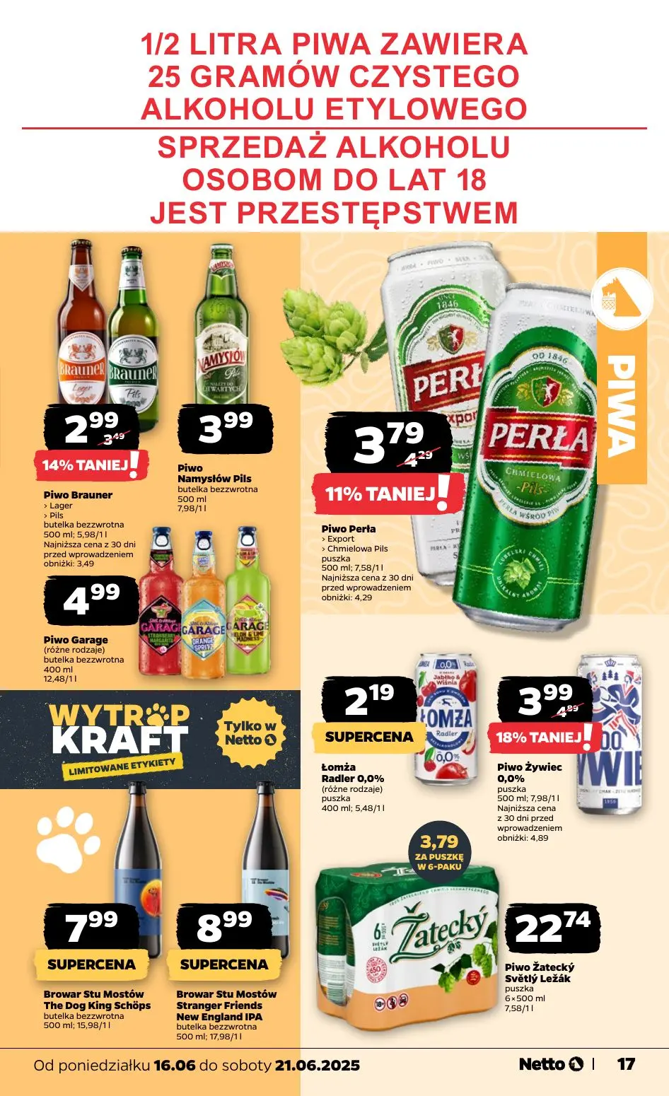 gazetka promocyjna NETTO Oferta od poniedziałku - Strona 17