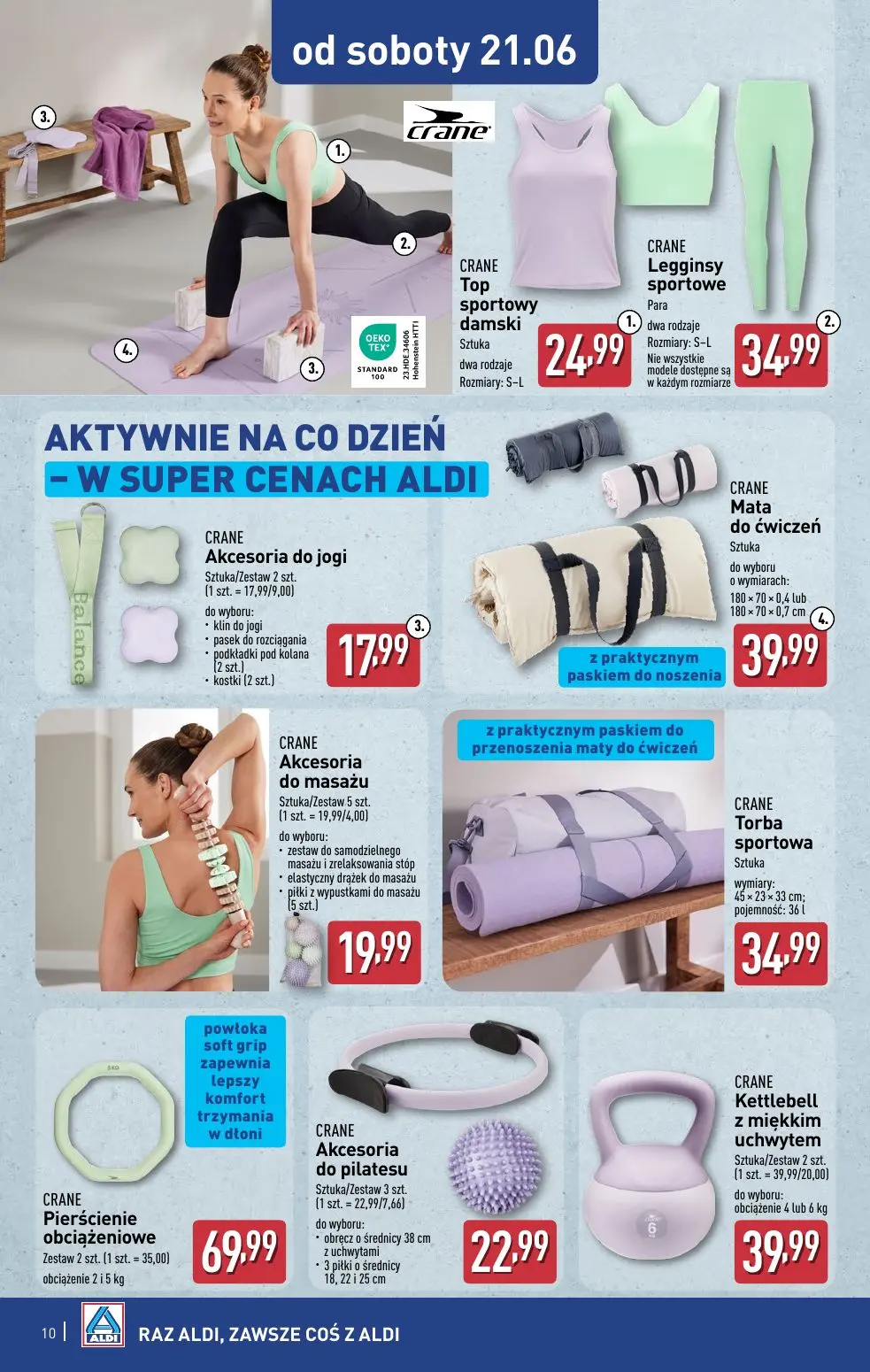 gazetka promocyjna ALDI Artykuły przemysłowe i tekstylia od środy i od soboty - Strona 10