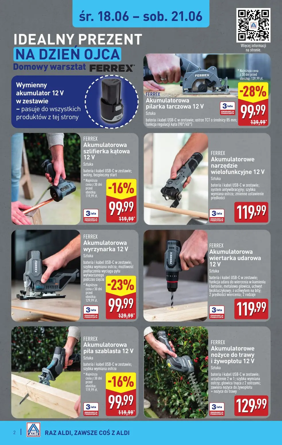 gazetka promocyjna ALDI Artykuły przemysłowe i tekstylia od środy i od soboty - Strona 2